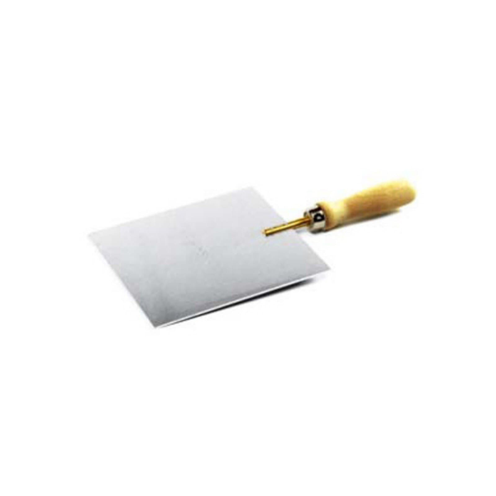 Buffalo Dental Hot Plate, UNC Special, 3" x 4" Aluminum with Wooden Handle, 51960 thumbnail 3