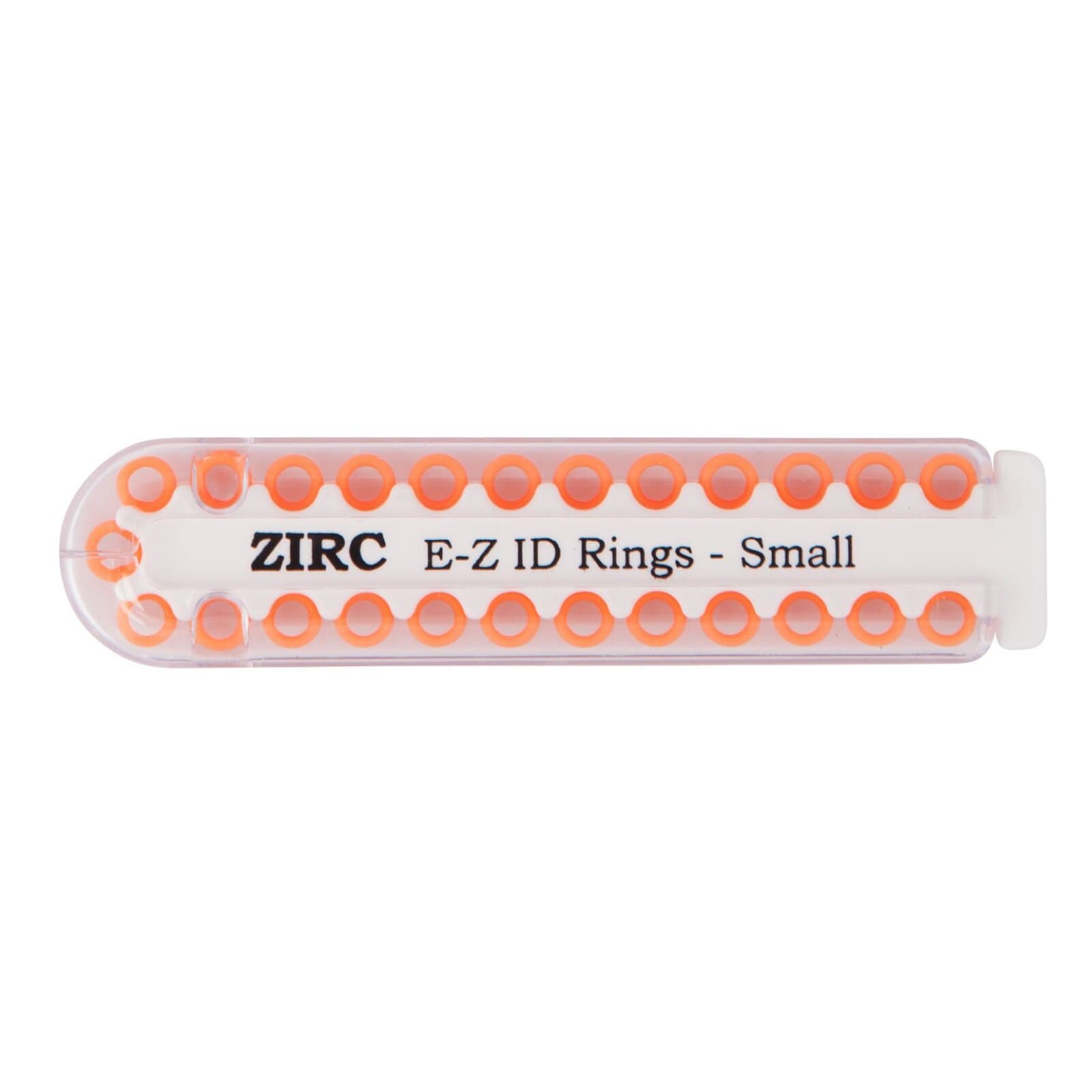 Zirc E-Z ID Instrument Rings, Small, Neon Orange, 25/Pack, 70Z100Q thumbnail 2
