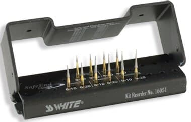 SS White Safe End Series SE6-20 Carbide Trimming & Finishing Bur, 20-Blade, 6 mm Head Length, Friction Grip, 5/Pkg, 16032-5 thumbnail 2
