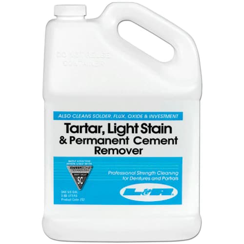 L&R Ultrasonics Tartar, Light Stain & Permanent Cement Remover, 1 Gallon Bottle, 232 thumbnail 6
