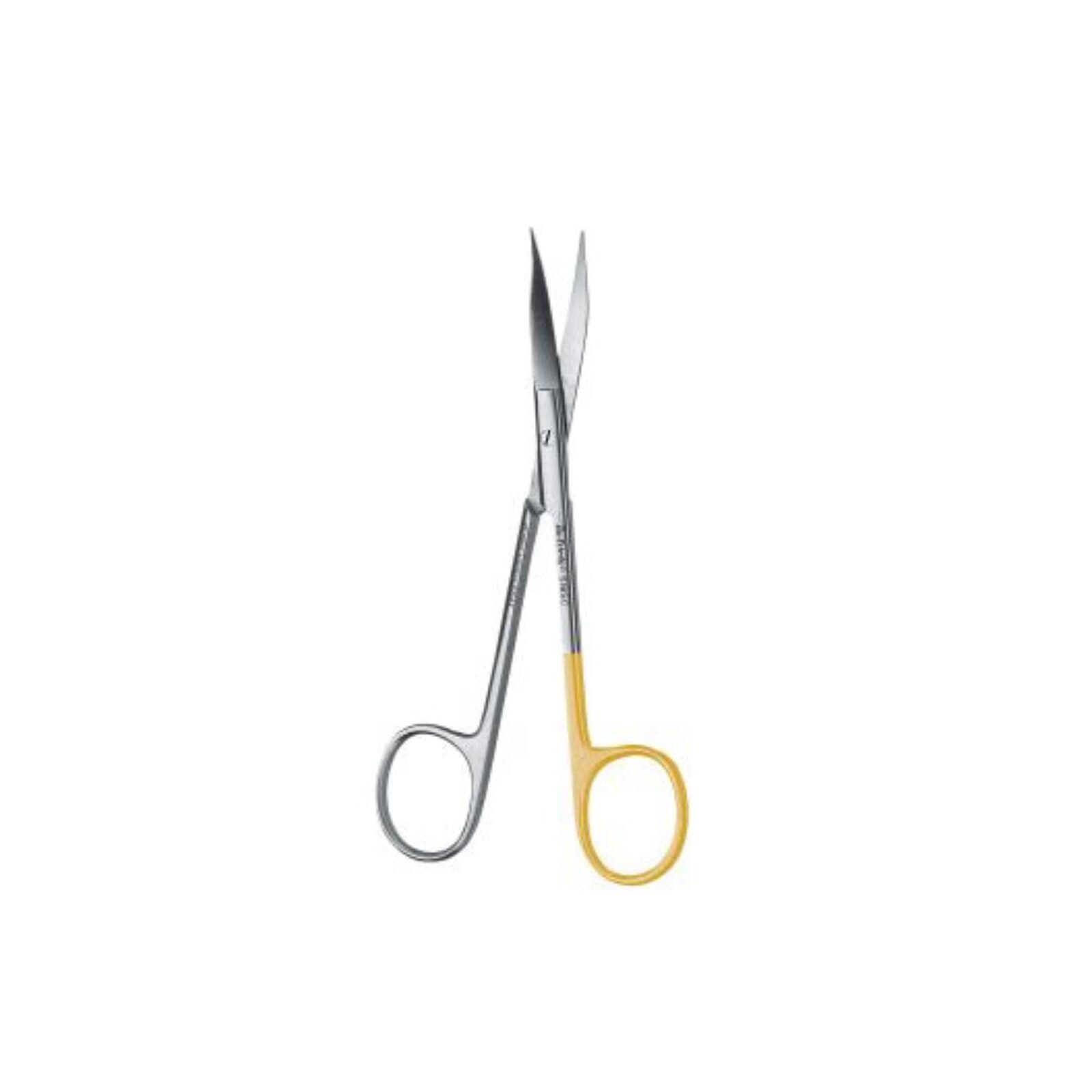 Hu-Friedy #16 Goldman-Fox Curved Super-Cut Surgical Scissors, 5", 1 Serrated Blade, S16SC thumbnail 3