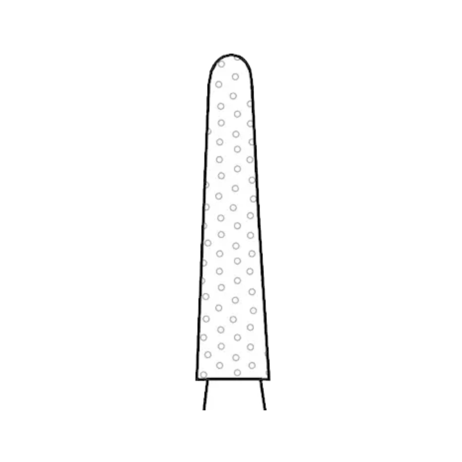 Two Striper Diamond Burs, FG, Round-End Taper, L770.8C, 1.8 mm Major/1.3 mm Minor Diameter, 8 mm Length, Coarse, Green, Long Shank, 5/Pk, 2015650 thumbnail 3