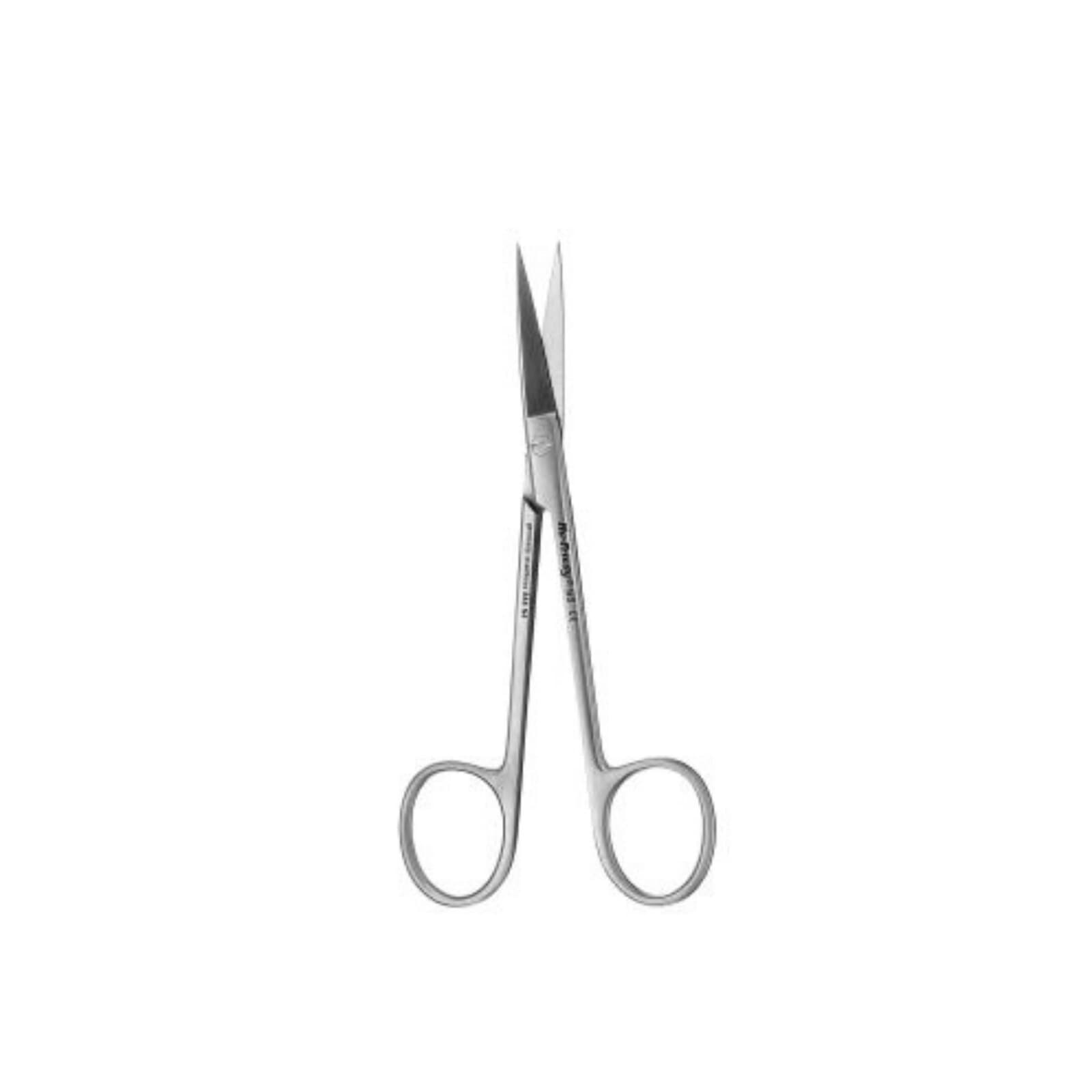 Hu-Friedy #5 Wagner Straight Surgical Scissors, 4.5", One Serrated Blade, Stainless Steel, S5 thumbnail 2