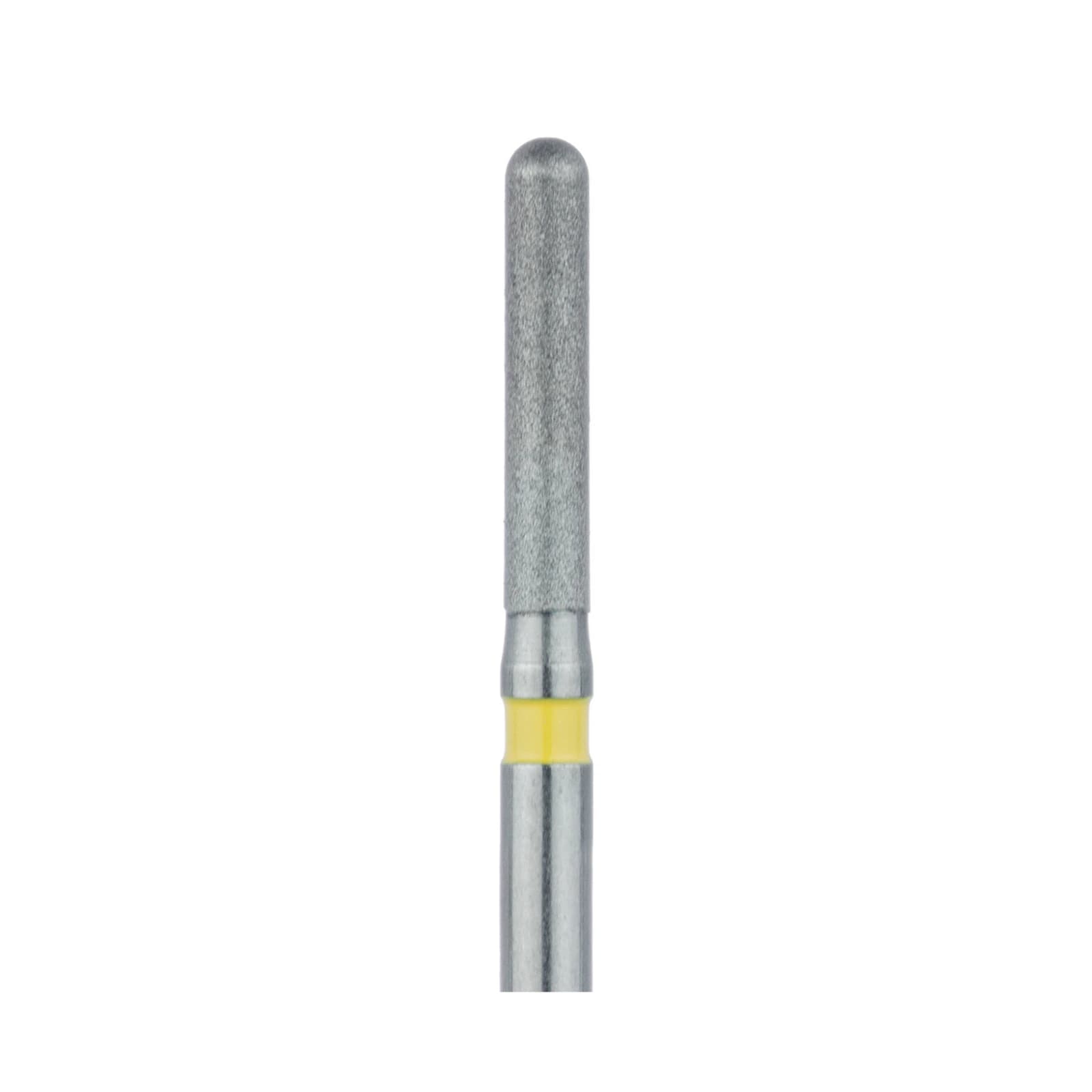 Meisinger 881C-014-FG Diamond Bur, Round End Cylinder, Extra Fine (Yellow), 1.4mm, Friction Grip, 5/Pk thumbnail 3