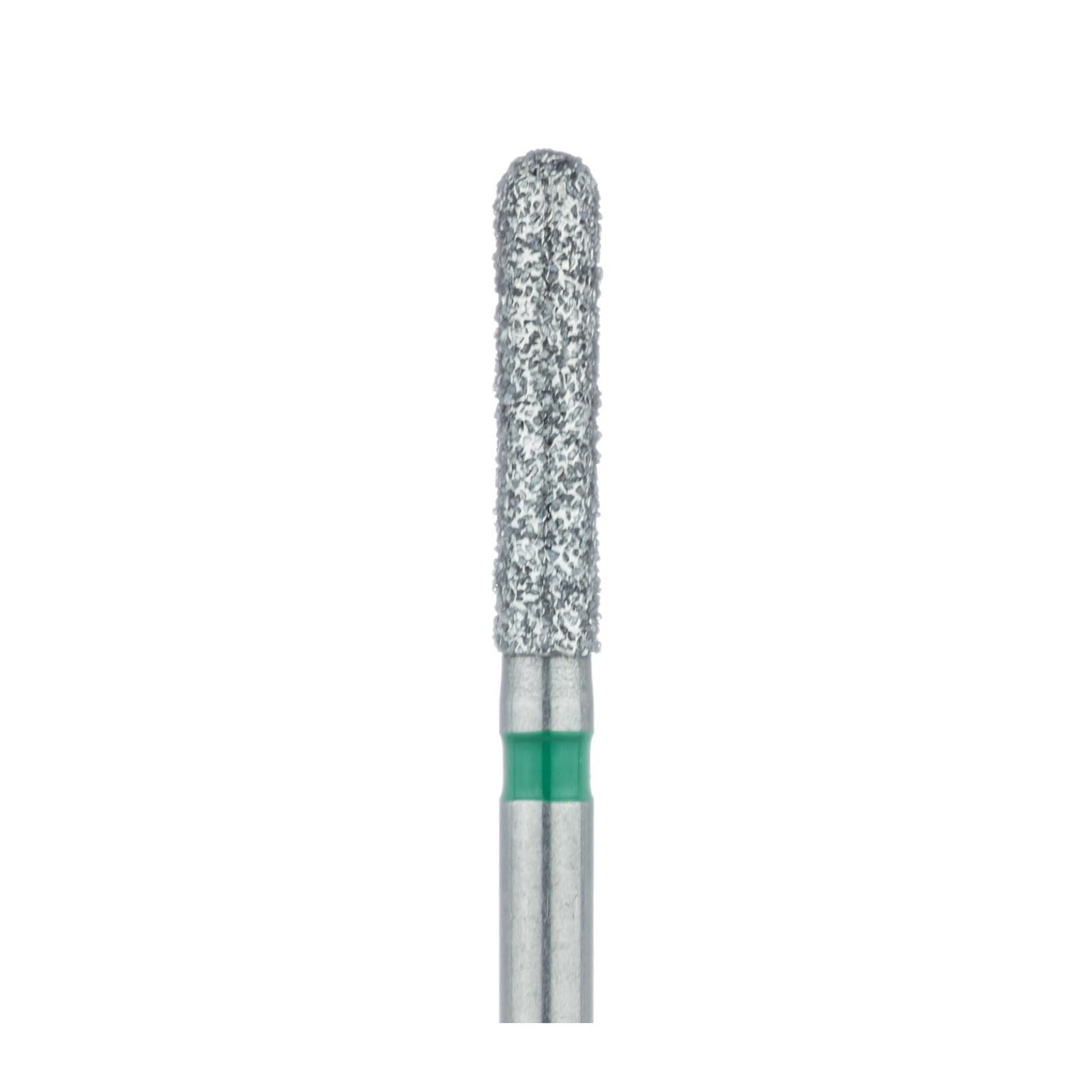 Meisinger Diamond Bur, Round End Cylinder, FG, Coarse, Green, 1.8mm, 881G-018, 5/Pack thumbnail 3