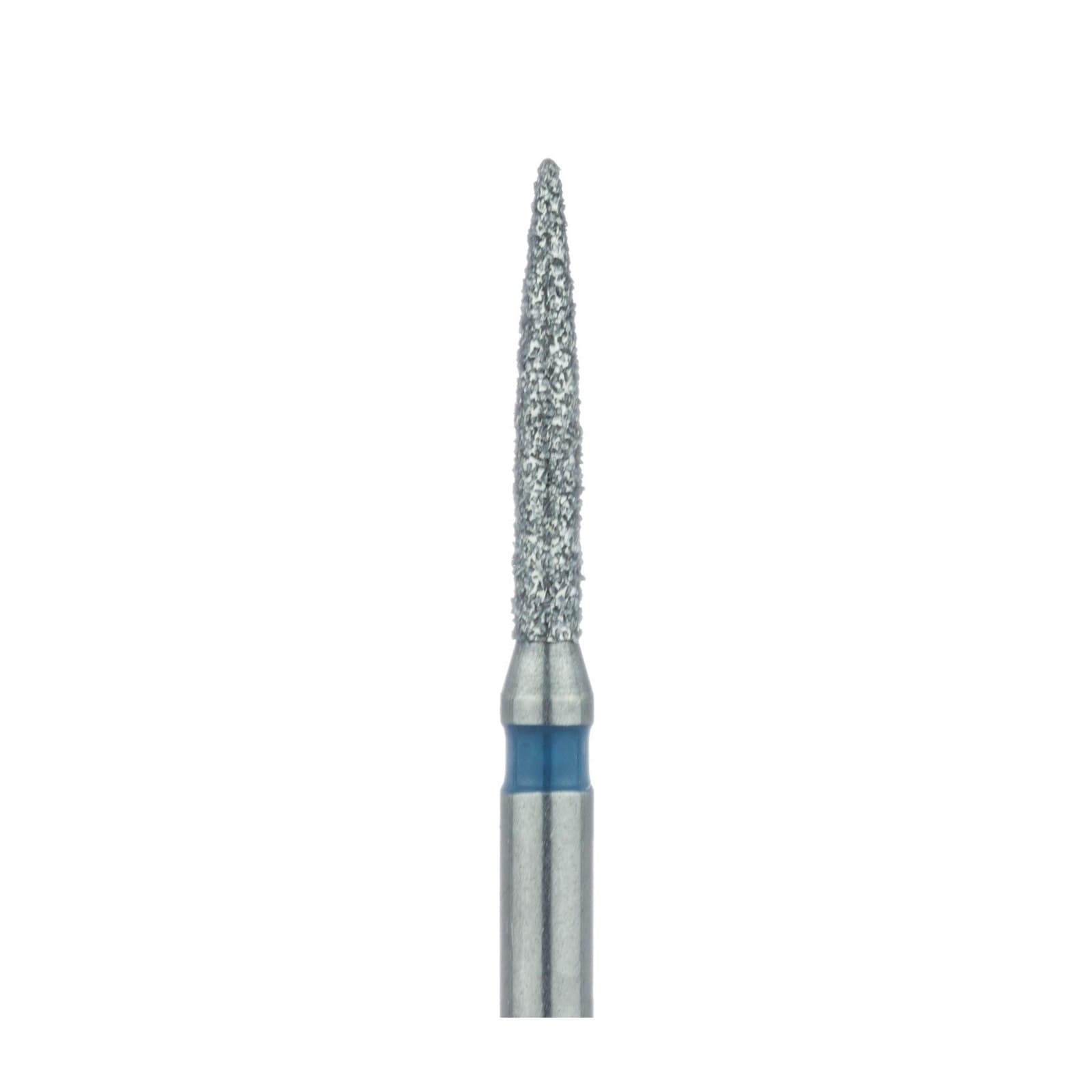 Meisinger Multi-Use Diamond Bur, Friction Grip, Flame, 888, 1.2 mm, Medium, Blue, 5/Pk, 888-012-FG thumbnail 4