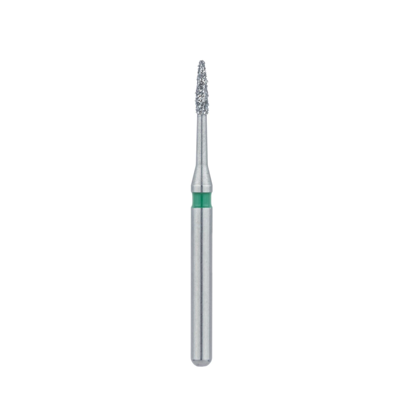 Meisinger Multi-Use Diamond Bur, Friction Grip, Short Flame, 889LG, 0.9 mm, Coarse, Green, 5/Pk, 889LG-009-FG thumbnail 4