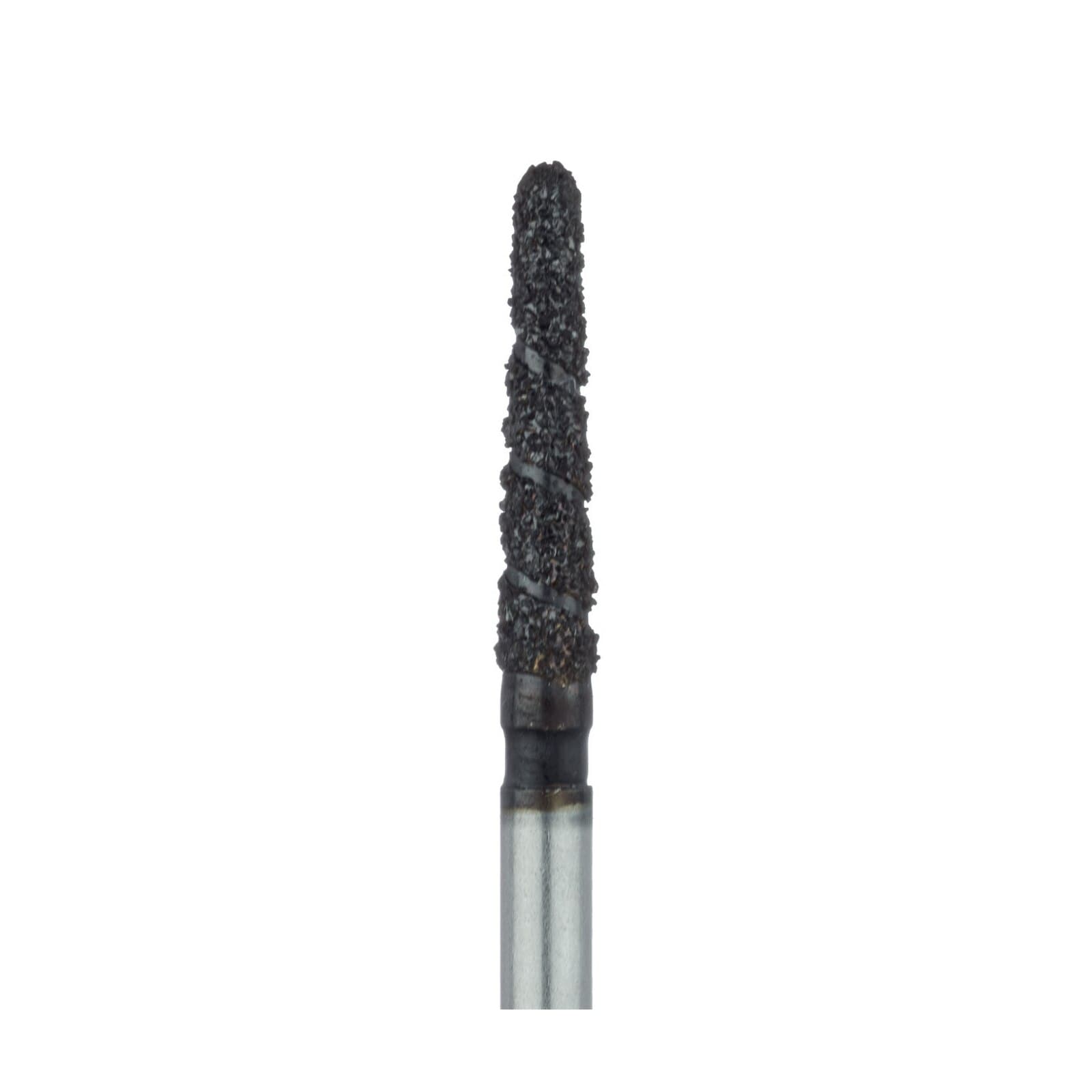 Meisinger Black Cobra Diamond Bur, Friction Grip, Super Coarse, Round End Taper, 1.6 mm, 5/Pk, B850-016-FG thumbnail 4