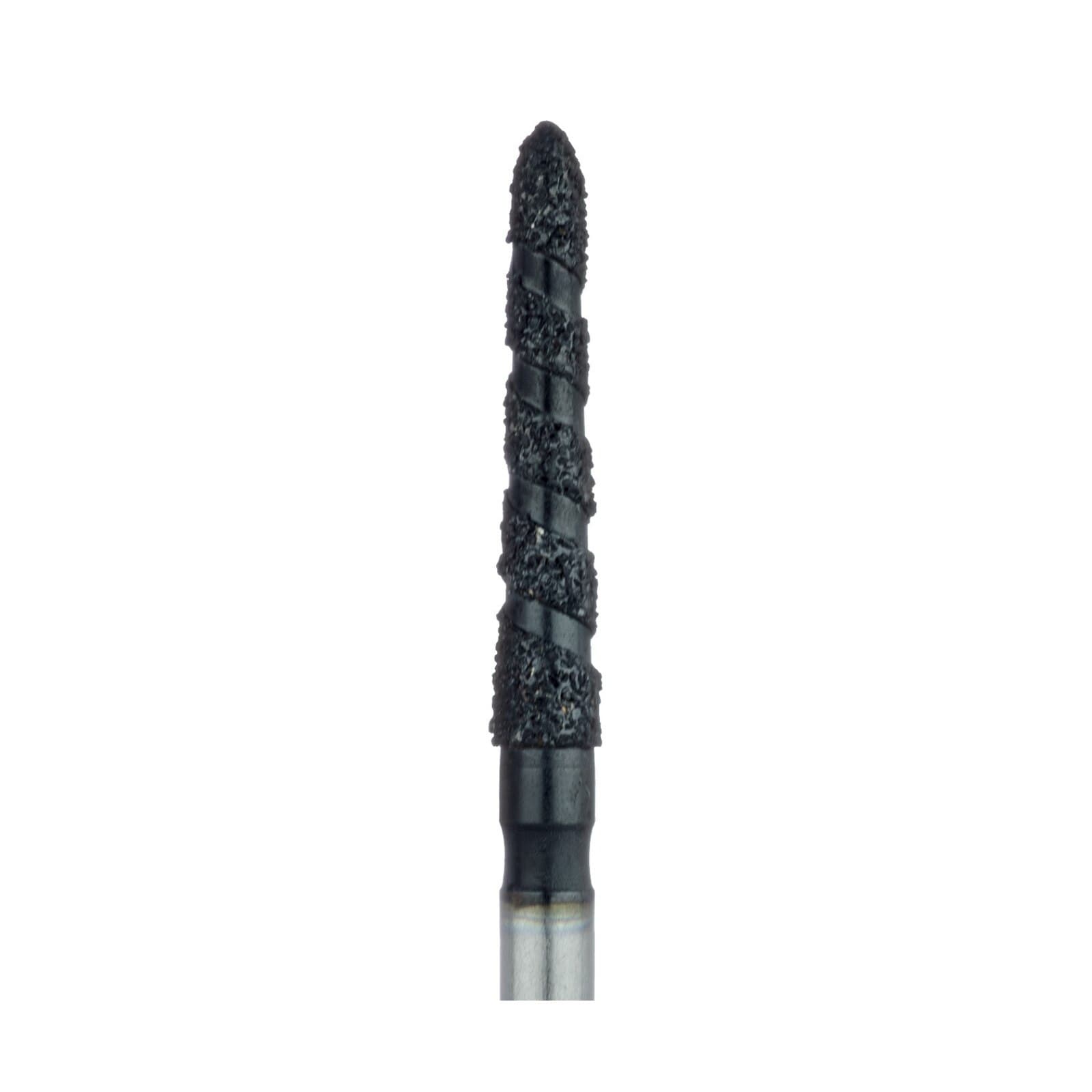 Meisinger Black Cobra Diamond Bur, FG, Super Coarse, Long Modified Chamfer, 1.8mm, B879-018, 5/Pack thumbnail 3