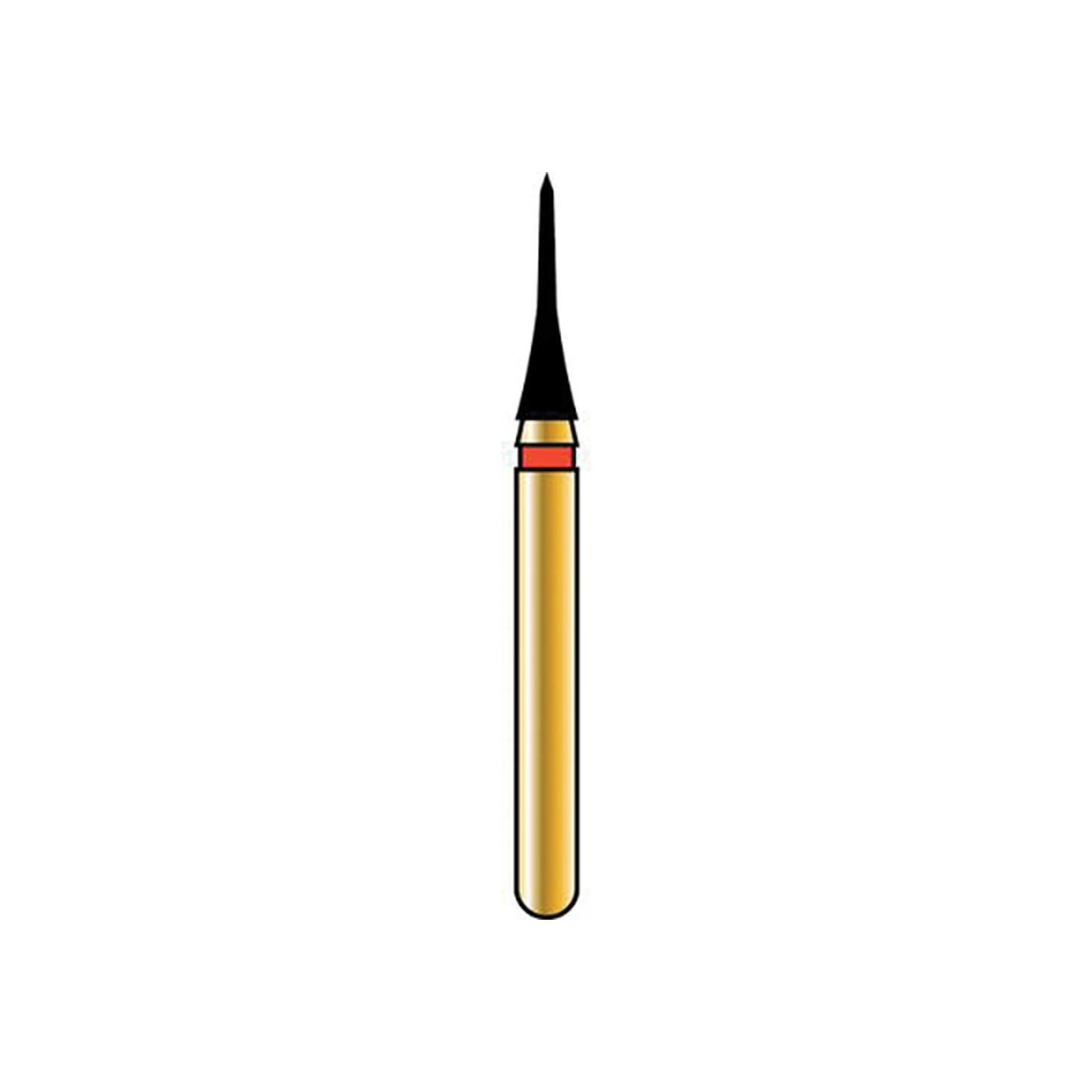 Alpen® Multi-Use Diamond Bur, FG #392 Interproximal, 1.6mm, Fine Grit, Red, 5/Pk (3928-016F) - Alpen® Multi-Use Diamonds FG #392 Interproximal 1.6mm Fine Red Pkg/5 - Image 1