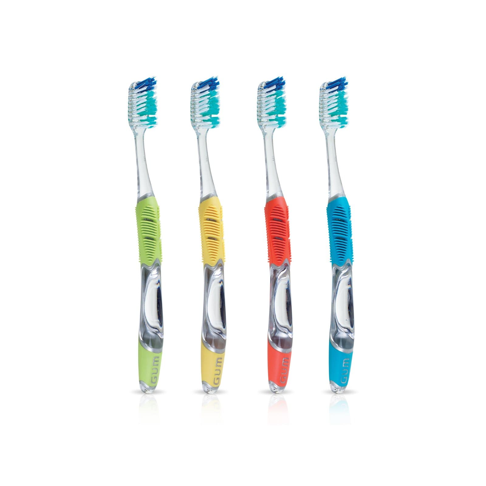 GUM Technique+ Complete Care Toothbrush, Full Head, Soft Bristles, Assorted Colors, 12/Pkg, 590PH thumbnail 3
