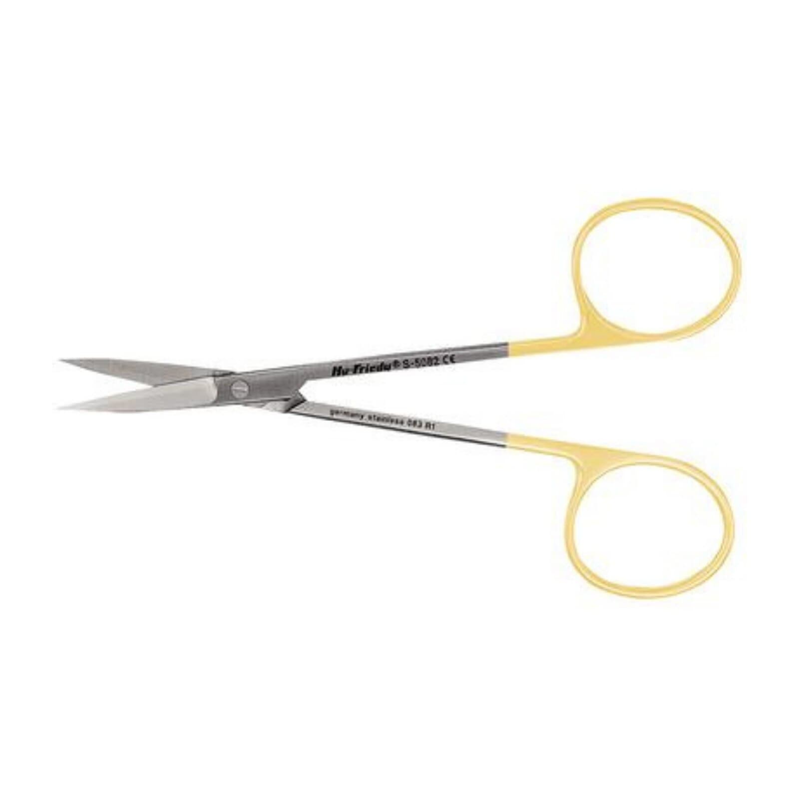 Hu-Friedy Iris Perma Sharp Surgical Scissors, Curved, 4-1/2" (11.5 cm), Stainless Steel, S5083 thumbnail 2