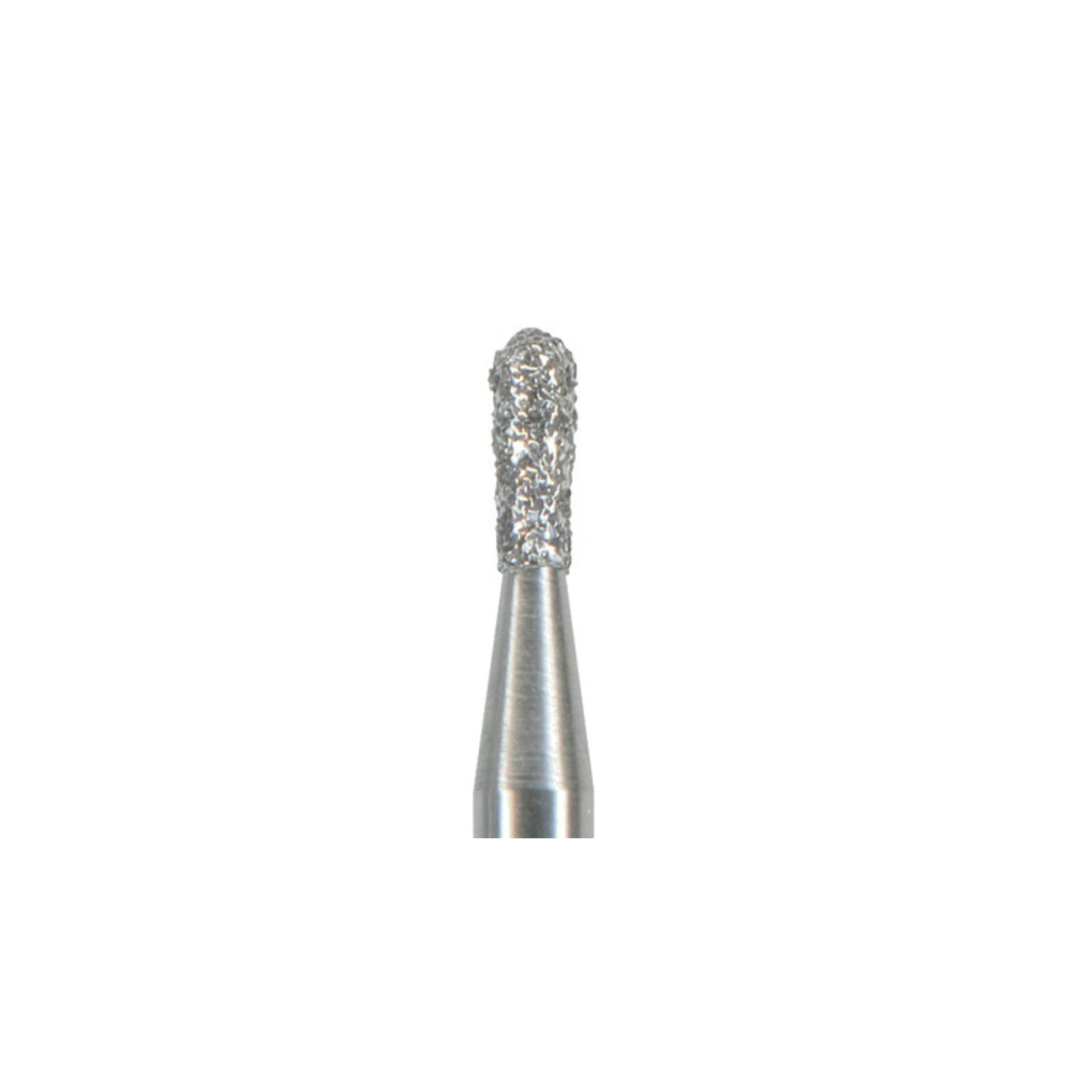 NTI Diamond Bur, Friction Grip (FG), Medium Grit, Pear Round End, #830-012, 1.2 mm Diameter, 2.7 mm Length, Gray, 5/Pk, M830-012 thumbnail 2