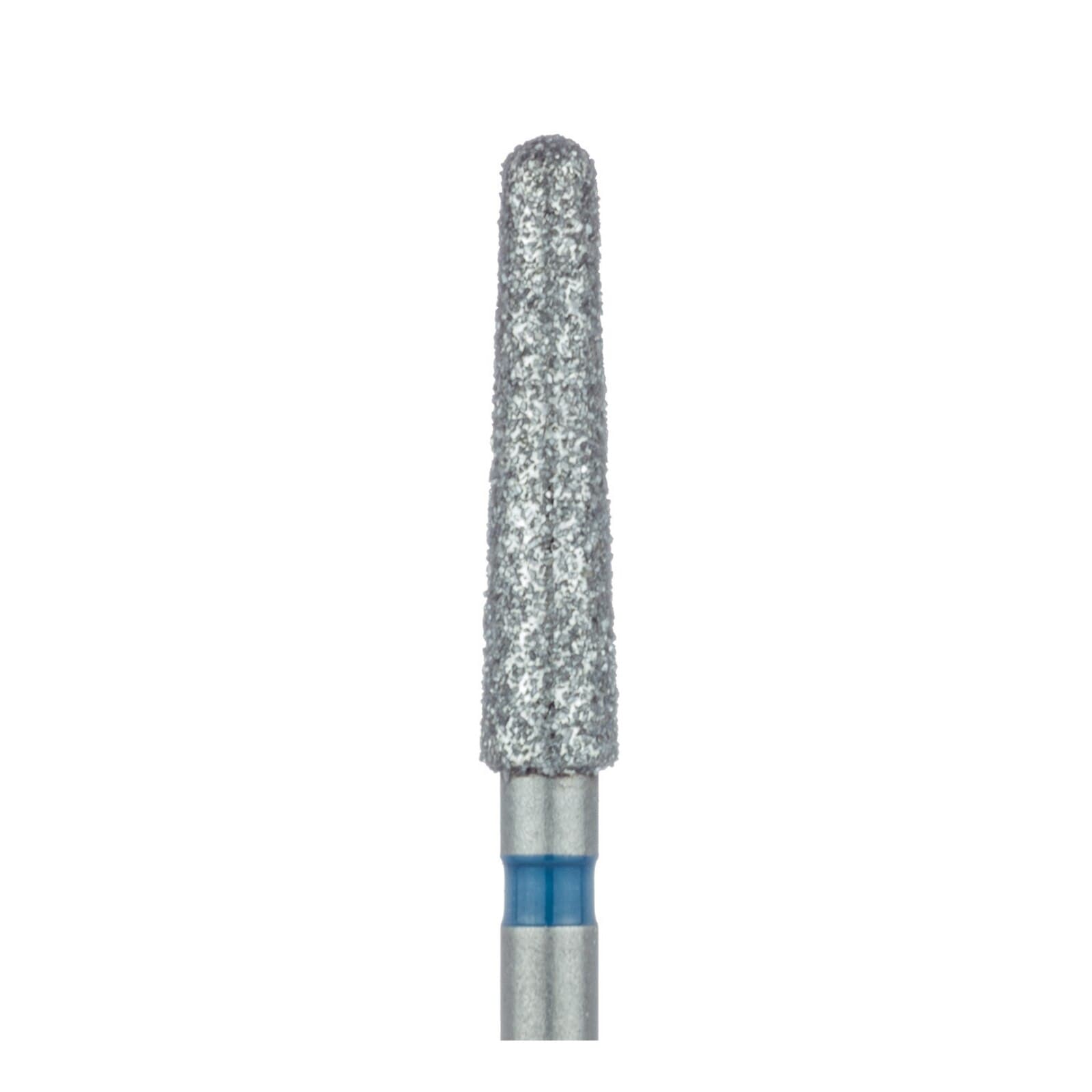Meisinger 852-023-HP Medium Grit Diamond Bur, Round End Taper (Cone), 2.3 mm Diameter, 10 mm Working Length, HP Shank, 5/Pack thumbnail 3
