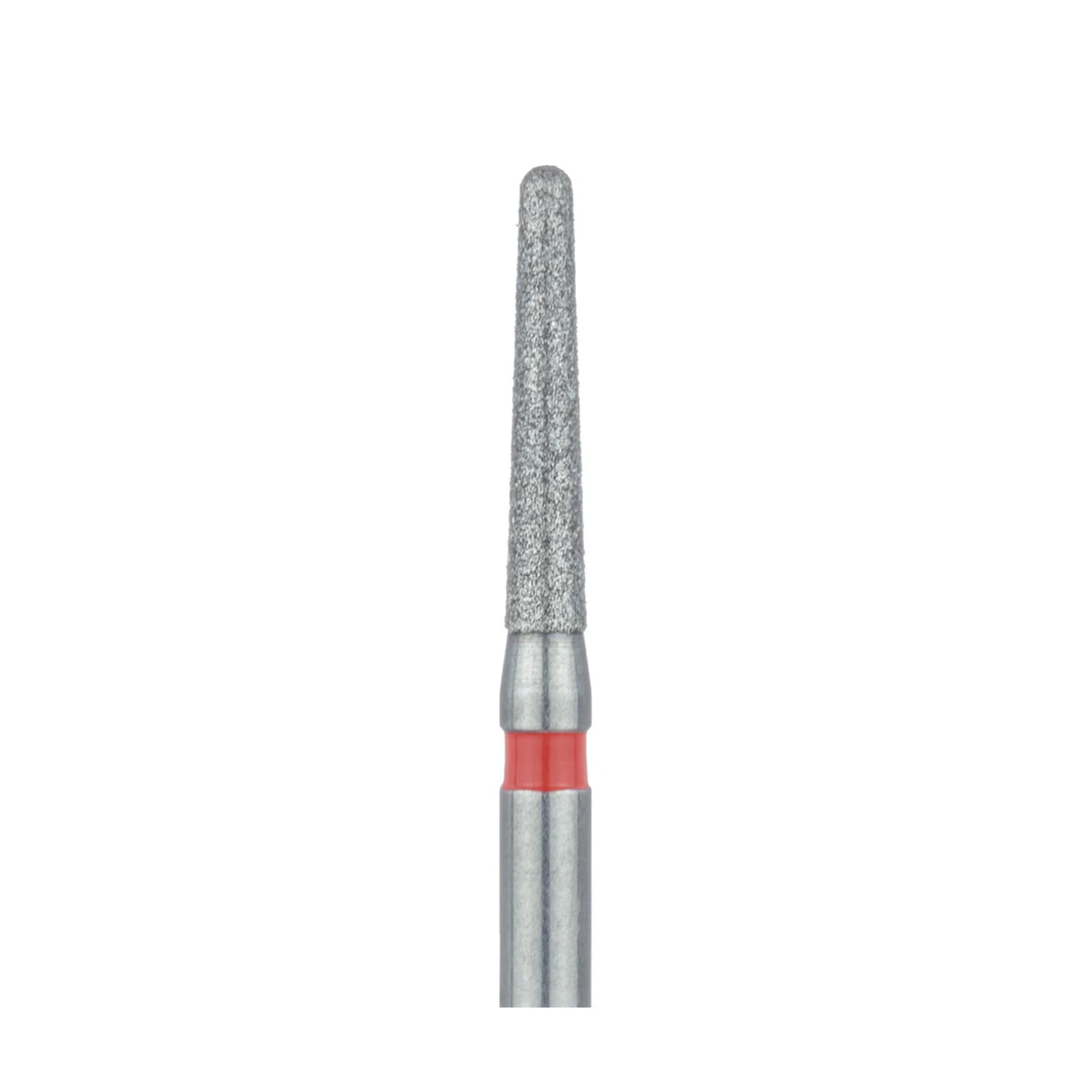 Meisinger Multi-Use Diamond Bur, Friction Grip, Round-End Taper Chamfer, 856F, 1.4 mm, Fine, Red, 5/Pk, 856F-014-FG thumbnail 4