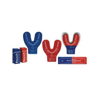 Arti-Check Micro-Thin Articulating Paper, Horseshoe, 40 Microns, Red, 150/Pk, BK18 thumbnail 2