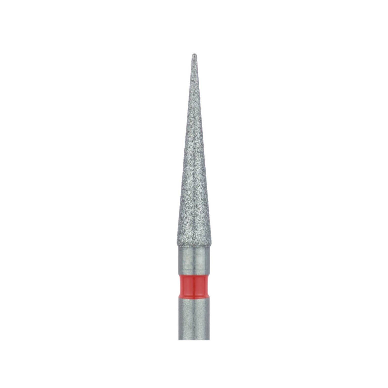 Meisinger Multi-Use Diamond Bur, FG, Long Needle, #859F, 1.8 mm Head, 10 mm Working Length, Fine, Red, 5/Pk, 859F-018-FG thumbnail 4