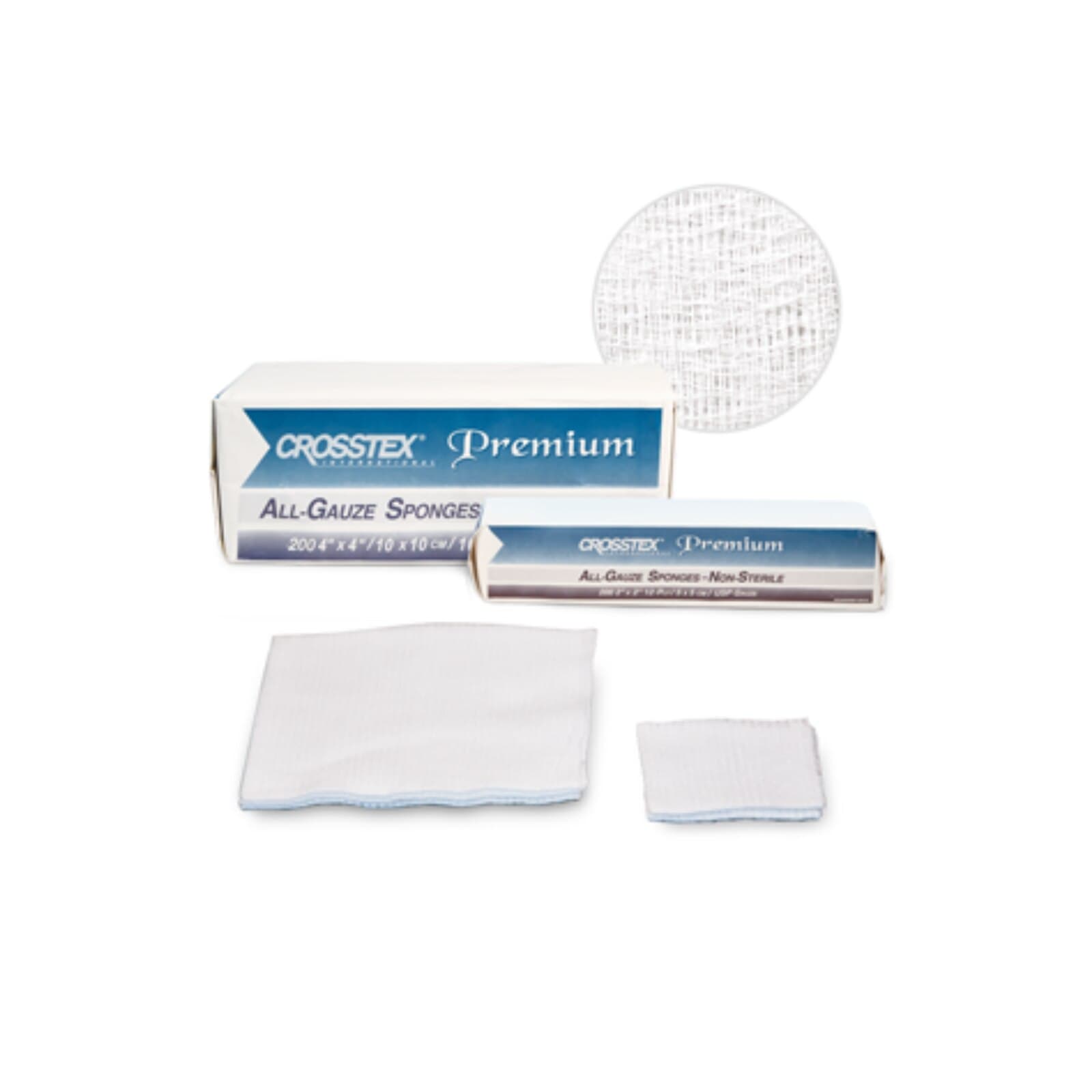 Crosstex All-Gauze Premium Non-Sterile Sponges, 3" x 3", 12-Ply, 4000/Case, ENC312 thumbnail 3