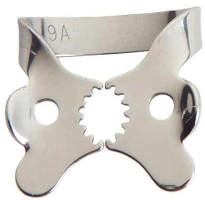 Ivory Tiger Rubber Dam Clamp, #2AT, Winged, Serrated Jaws, Bicuspid/Premolar, Stainless Steel, 50057847 thumbnail 5