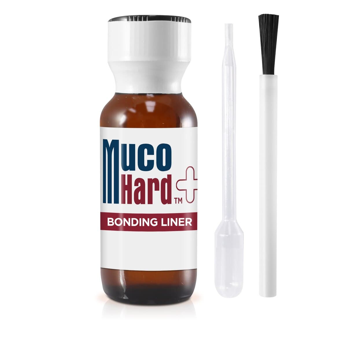 Parkell MucoHard+ Hard Denture Reline Bonding Liner, 15 mL Bottle with 6 Brushes & 6 Pipettes, S642 thumbnail 2