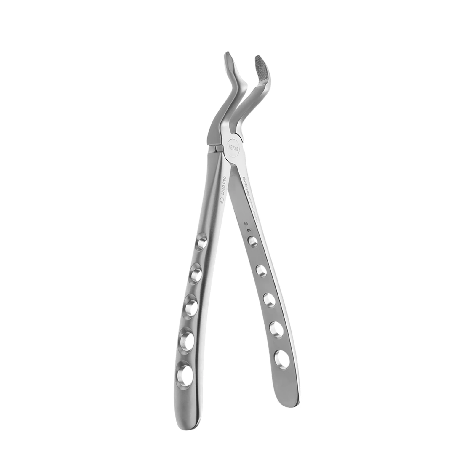 Hu-Friedy Atraumair #67 Diamond-Dusted Extraction Forceps, Upper Molars, Serrated, F67XSD thumbnail 2