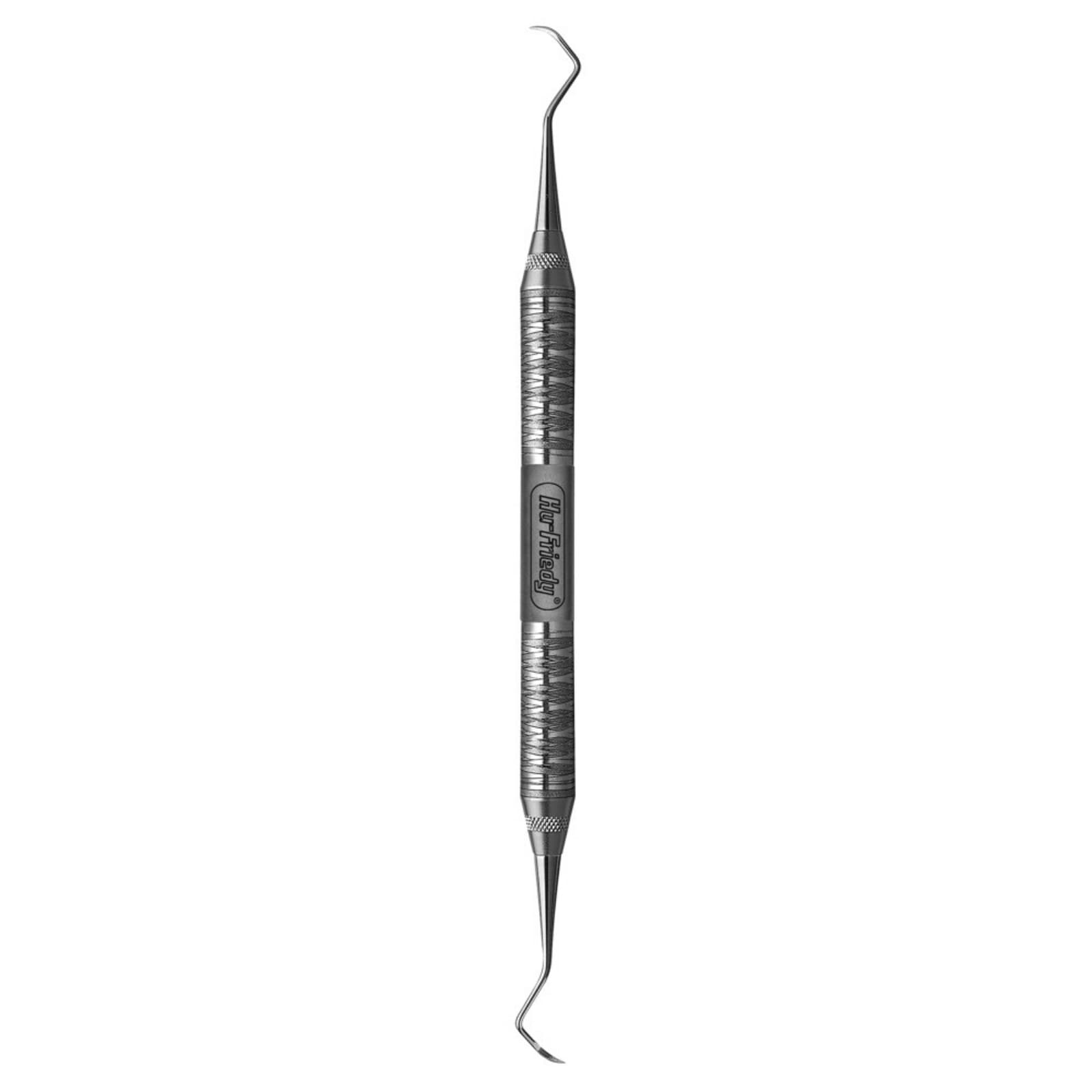 Hu-Friedy MTC13/14 McCall Pointed Curette, Double-Ended, #6 Satin Steel Handle, SMTC13/146 thumbnail 3