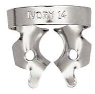 Ivory Stainless Steel Rubber Dam Clamp, #14, Winged, Regular Molar, 50057354 thumbnail 7