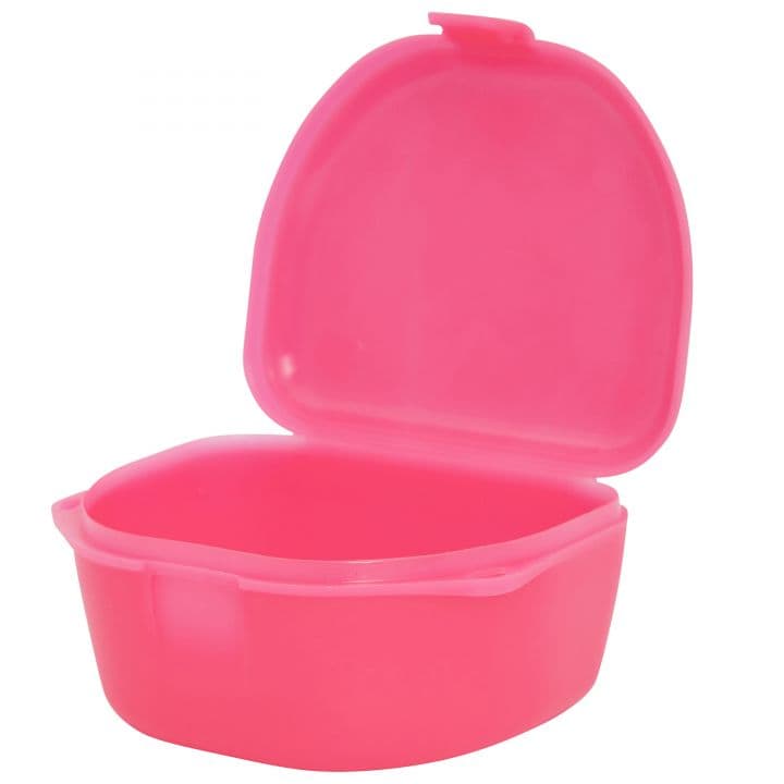 Zirc Deep Retainer Box, 1-1/2" Deep, Neon Pink, 3-1/8" x 2-3/4" x 1-1/2", 12/Pk, 25R550-S thumbnail 3