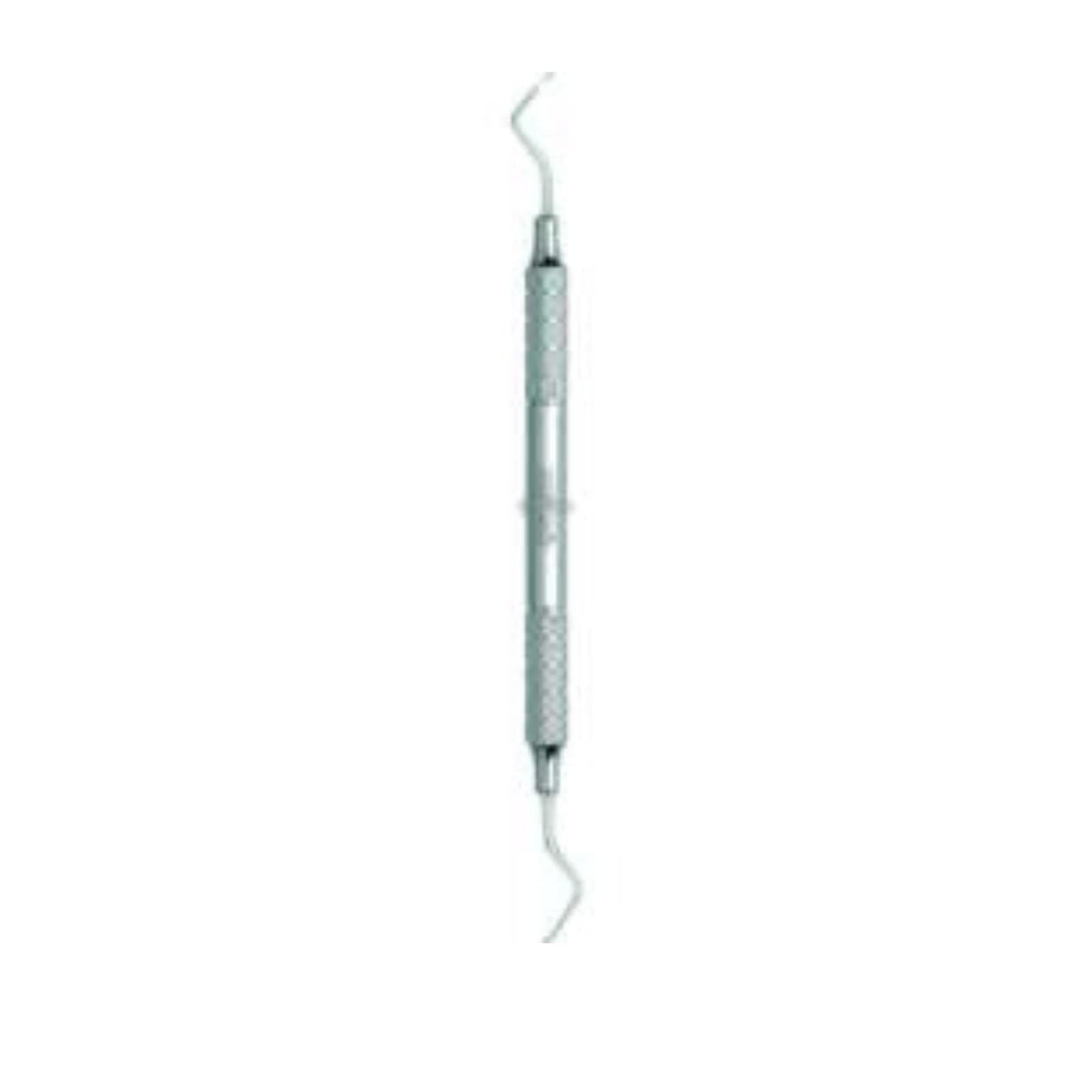 Nordent Classic Scaler, Double-Ended, Posterior Sickle, University of Texas #107-108, DuraLite Round Handle, RESCUT107-108 thumbnail 2