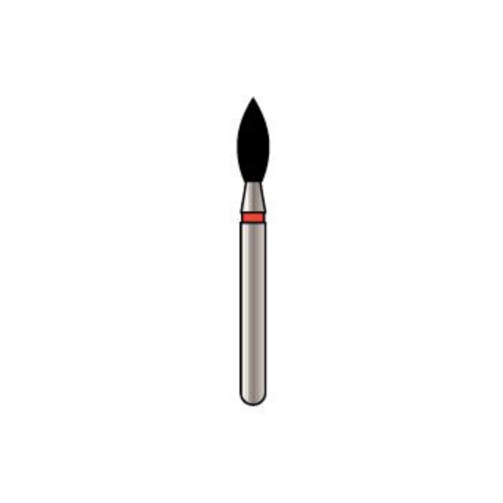 Alpen x1 Sterile Single-Use Diamond Bur, FG, Pointed Football #368, 2.0 mm, Coarse, Green, 25/Pk, X368C020 thumbnail 2