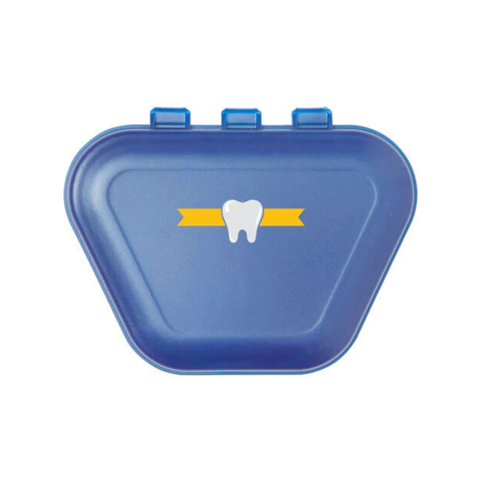 Zirc Imprinted Denture Box, Midnight Blue, 144/Pack, 30V800T - Imprinted Denture Box Midnight Blue Pack of 144 - Image 1
