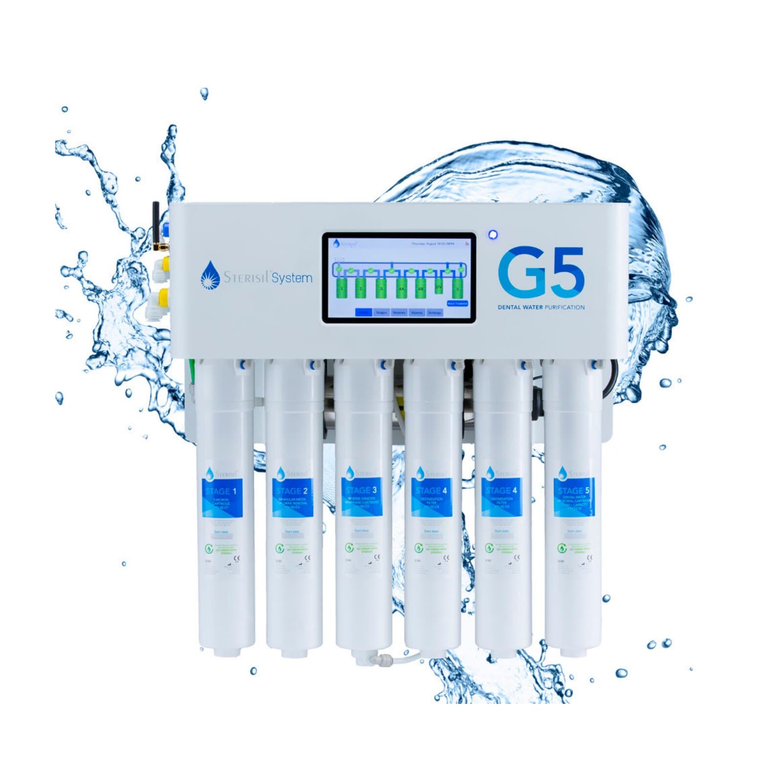 Sterisil Stage 5 EPA Registered Microbiological Cartridge, 3000L Capacity, Replacement for G5 Dental Water Purification System thumbnail 2