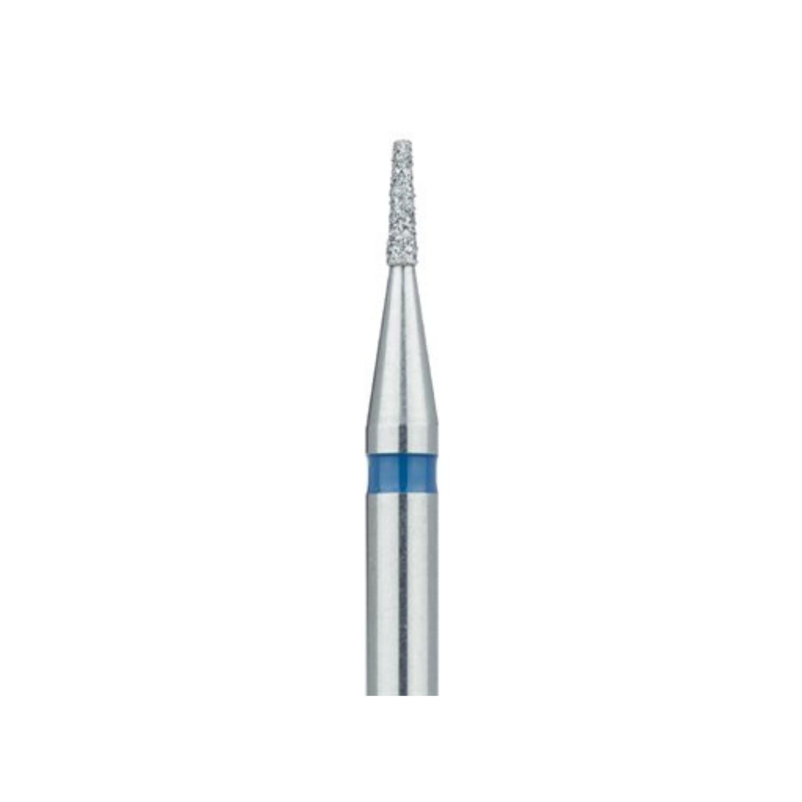 Meisinger 845-010-HP Diamond Bur, Flat-End Taper, Medium Grit, 1.0 mm Diameter, Handpiece, 5/Pk thumbnail 3