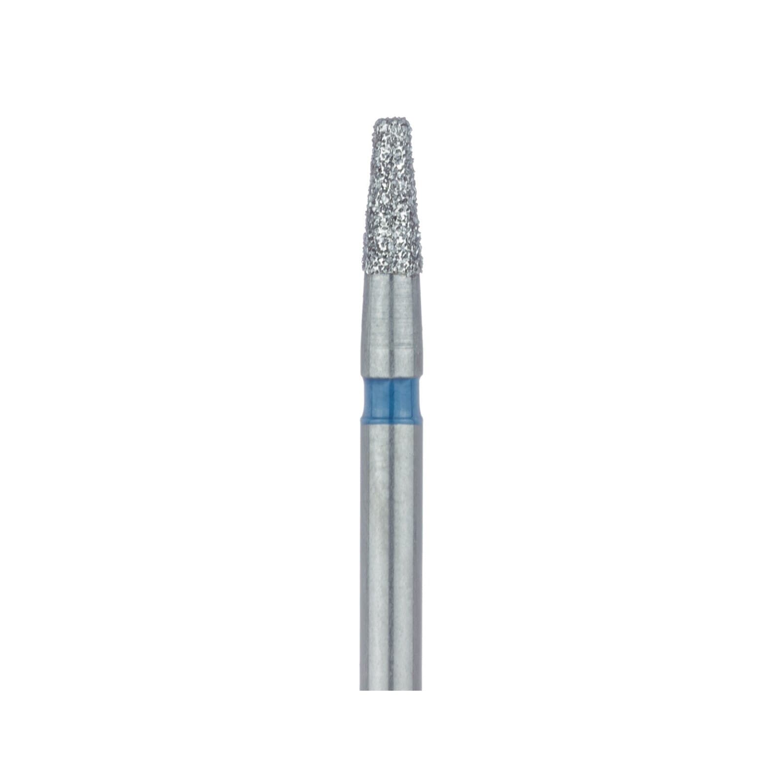 Meisinger 845-016-FG Diamond Bur, Medium Grit, Flat End Taper, Friction Grip, 1.6 mm Head Diameter, 4.0 mm Head Length, 5/Pkg thumbnail 3