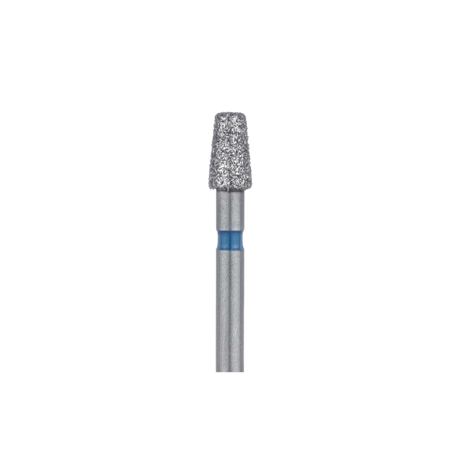 Meisinger 845R-018 FG Medium Diamond Bur, Tapered Round Edge, Blue Ring, 1.8 mm Head Diameter, 4.0 mm Head Length, 5/Pack thumbnail 3