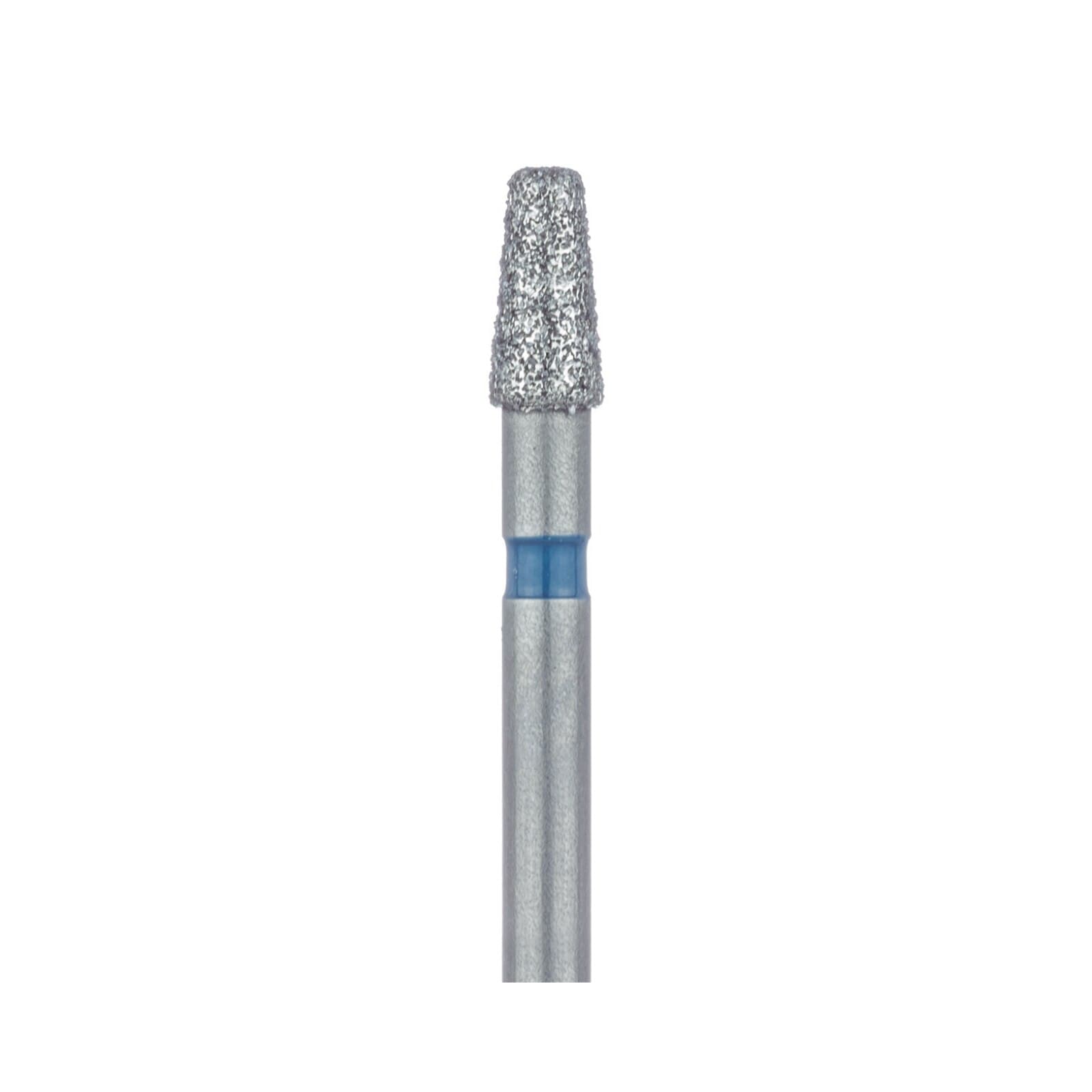 Meisinger Multi-Use Diamond Bur, FG, Tapered Round Edge, #845R, 2.1 mm, Medium Grit, Blue Ring, 5/Pk, 845R-021-FG thumbnail 4