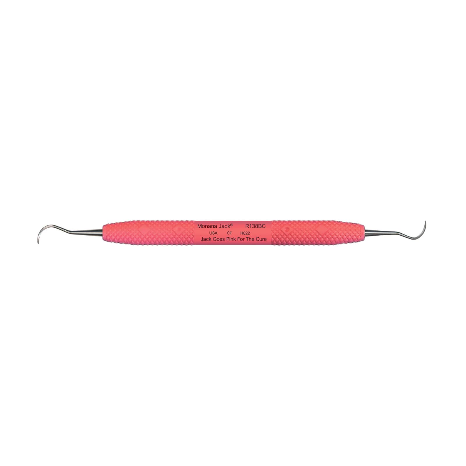 PDT Montana Jack Pink Sickle Scaler, Double-Ended, Standard Resin Handle, R138BC thumbnail 7