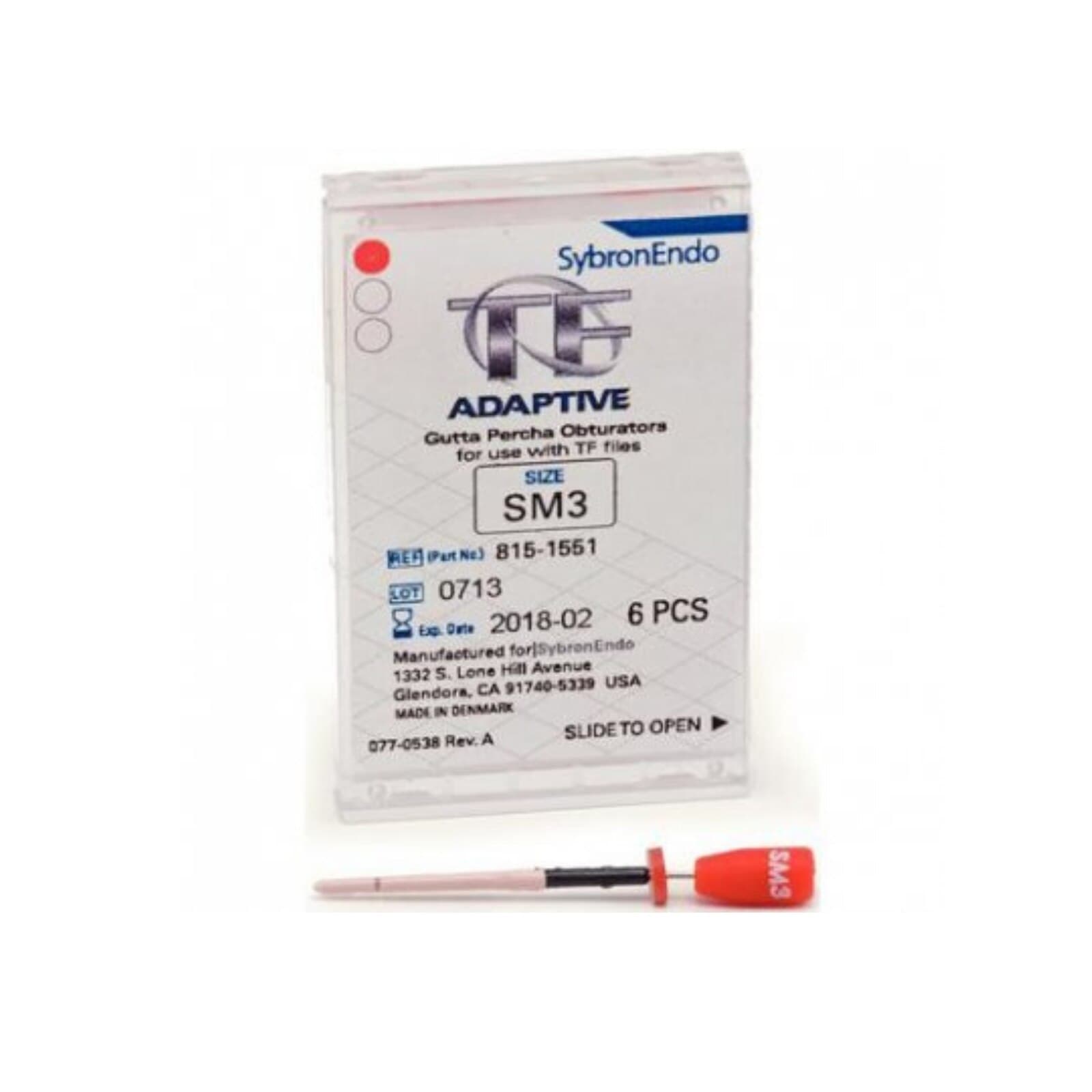 Kerr TF Adaptive Obturators, SM3, Small, Red, 36/Pkg, 815-1561 thumbnail 5