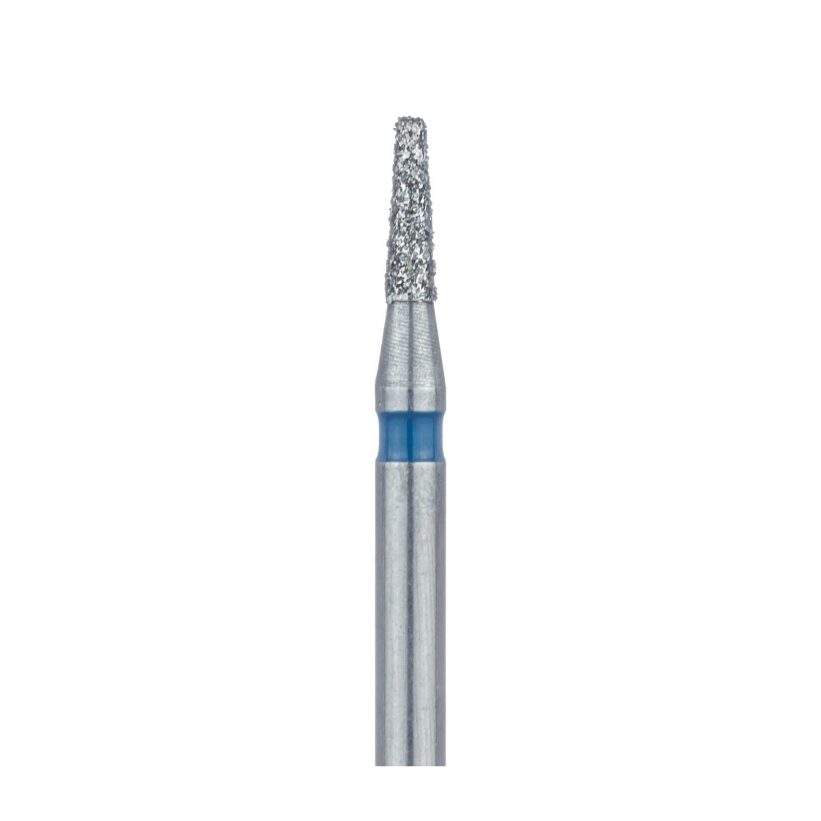 Meisinger 845-012-FG Diamond Bur, Medium Grit, Flat End Tapered, FG, 1.2 mm Head Diameter, 4.0 mm Head Length, 5/Pkg thumbnail 3