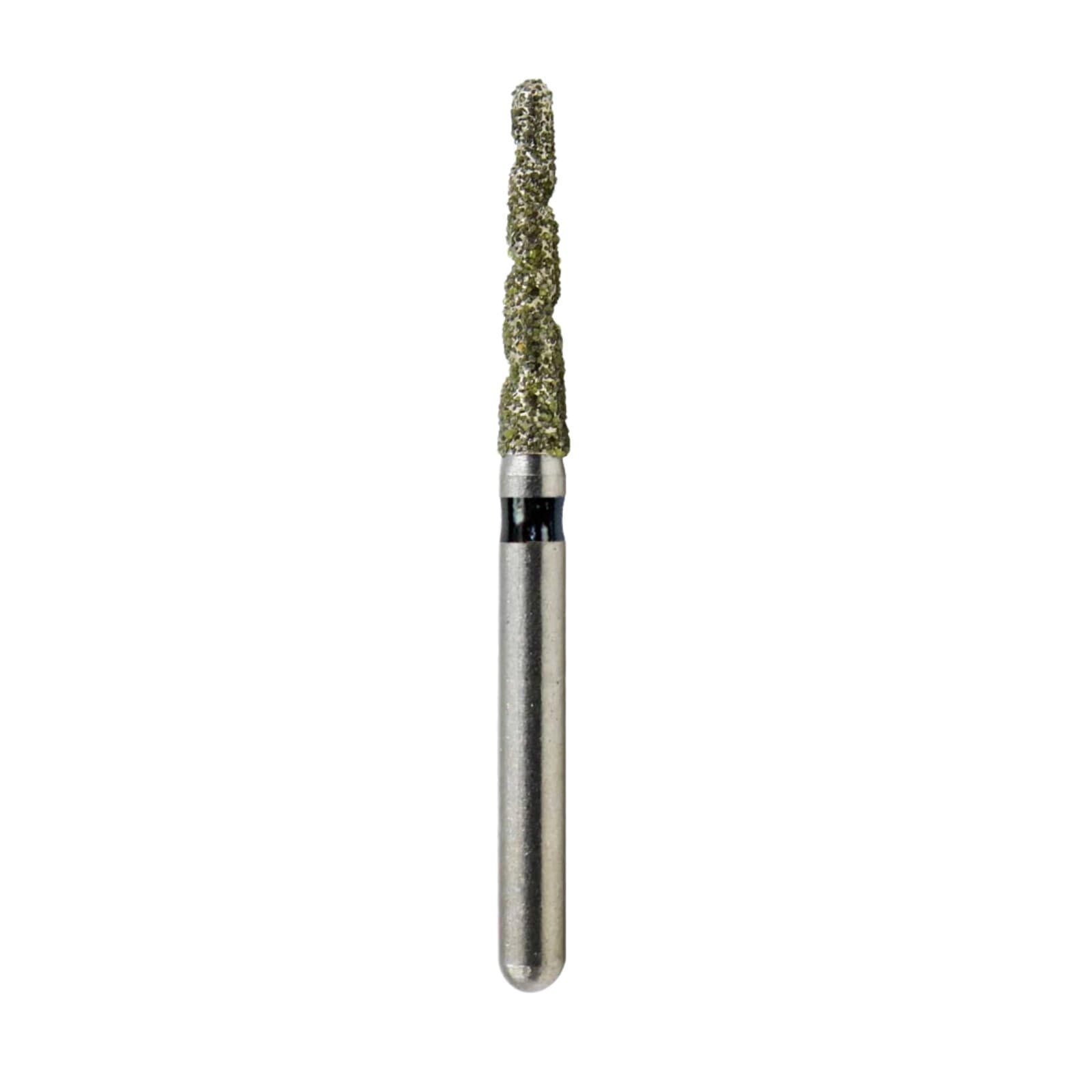 SimpliCut Sterile Single-Use Diamond Bur, Round End Taper Spiral, Super Coarse, Friction Grip, #SC856-T-016-D, 25/Pkg thumbnail 2