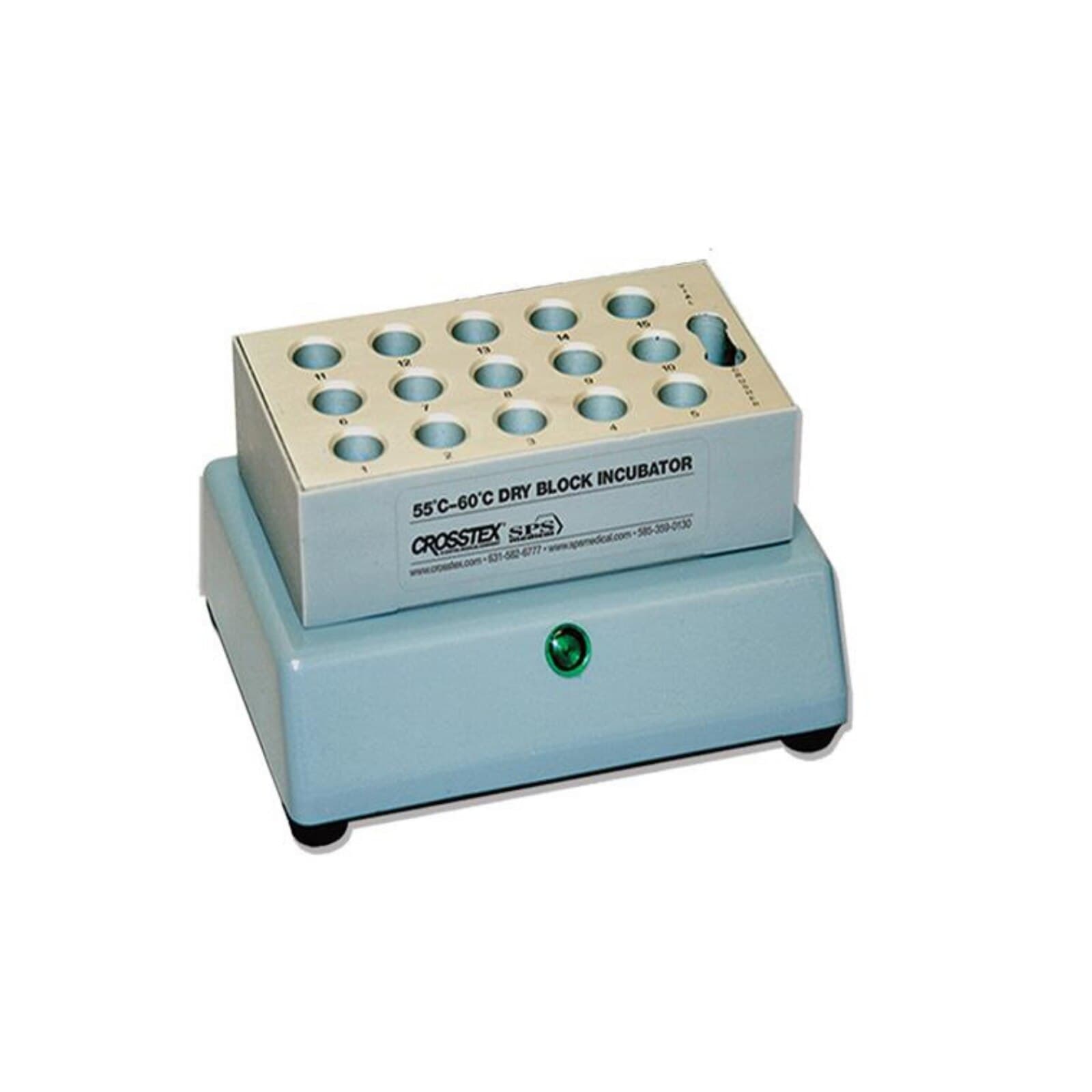 Crosstex SporView Plus Dry Block Incubator, 60°C, 24 Hour, 11 mm Wells, 110V, NDB060 thumbnail 2