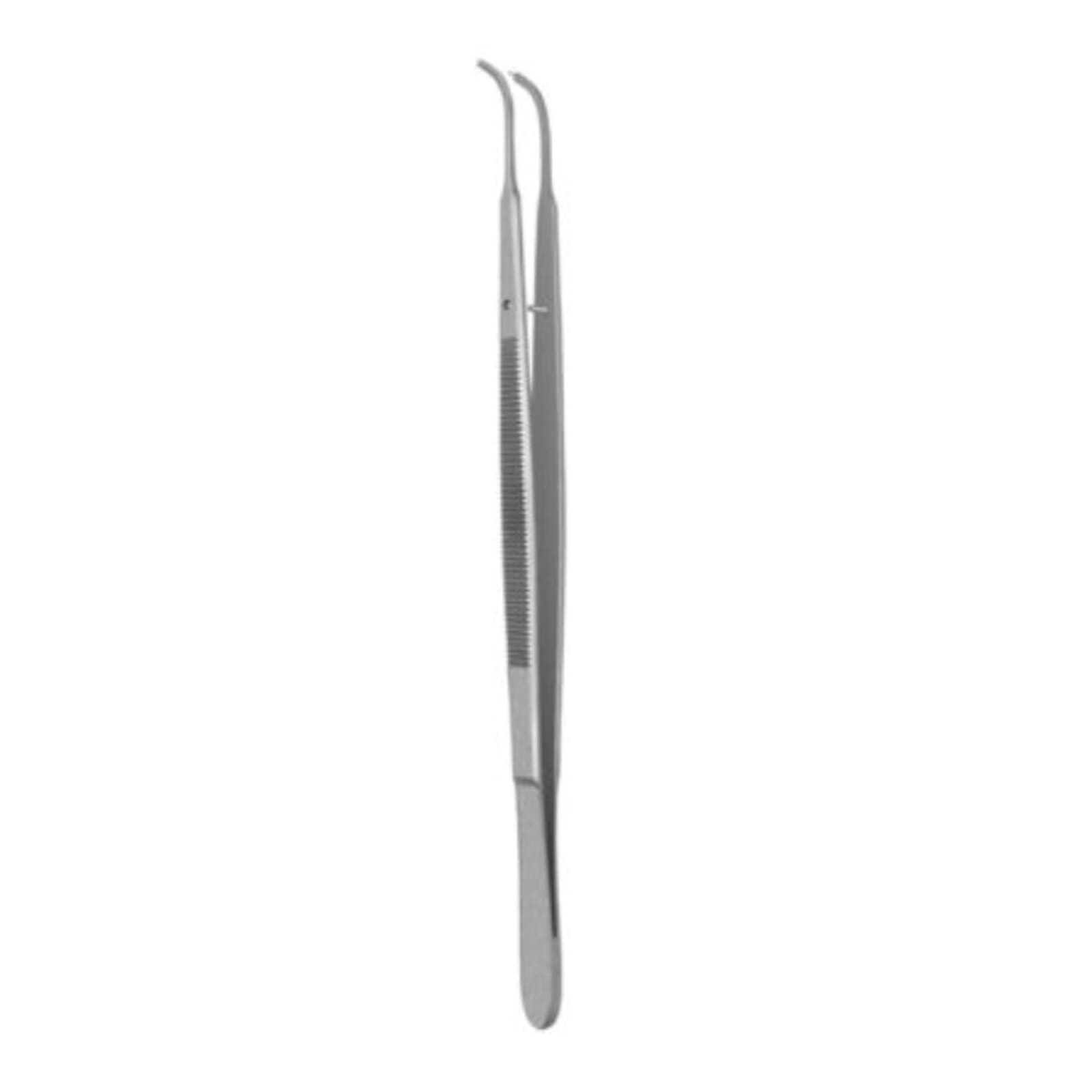 Hu-Friedy Gerald Tissue Pliers, 1x2, Curved, 7 in, Stainless Steel, 119318 thumbnail 2