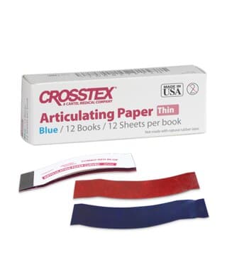 Crosstex Thick Blue Articulating Paper, 12 Books of 12 Sheets (144 Sheets/Box), TPTH thumbnail 7