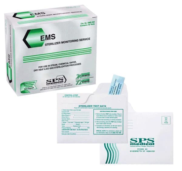 SPS Medical EMS Econo Mail-In Sterilizer Monitoring Service, 52 Tests/Box, EMS-052 thumbnail 9