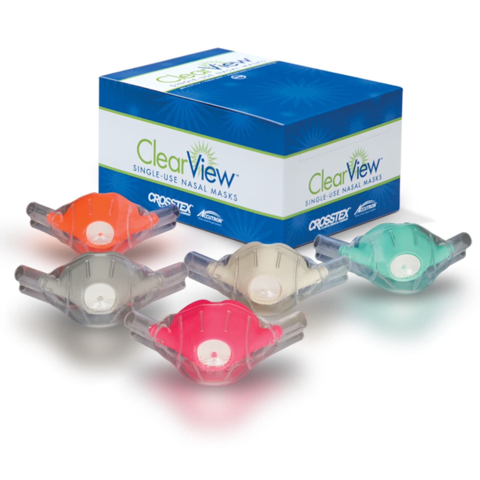 ClearView Nasal Mask and Capnography Bundle, Adult, Birthday Bubblegum, Pink, 12/Pk, 33035-12-CAP thumbnail 2