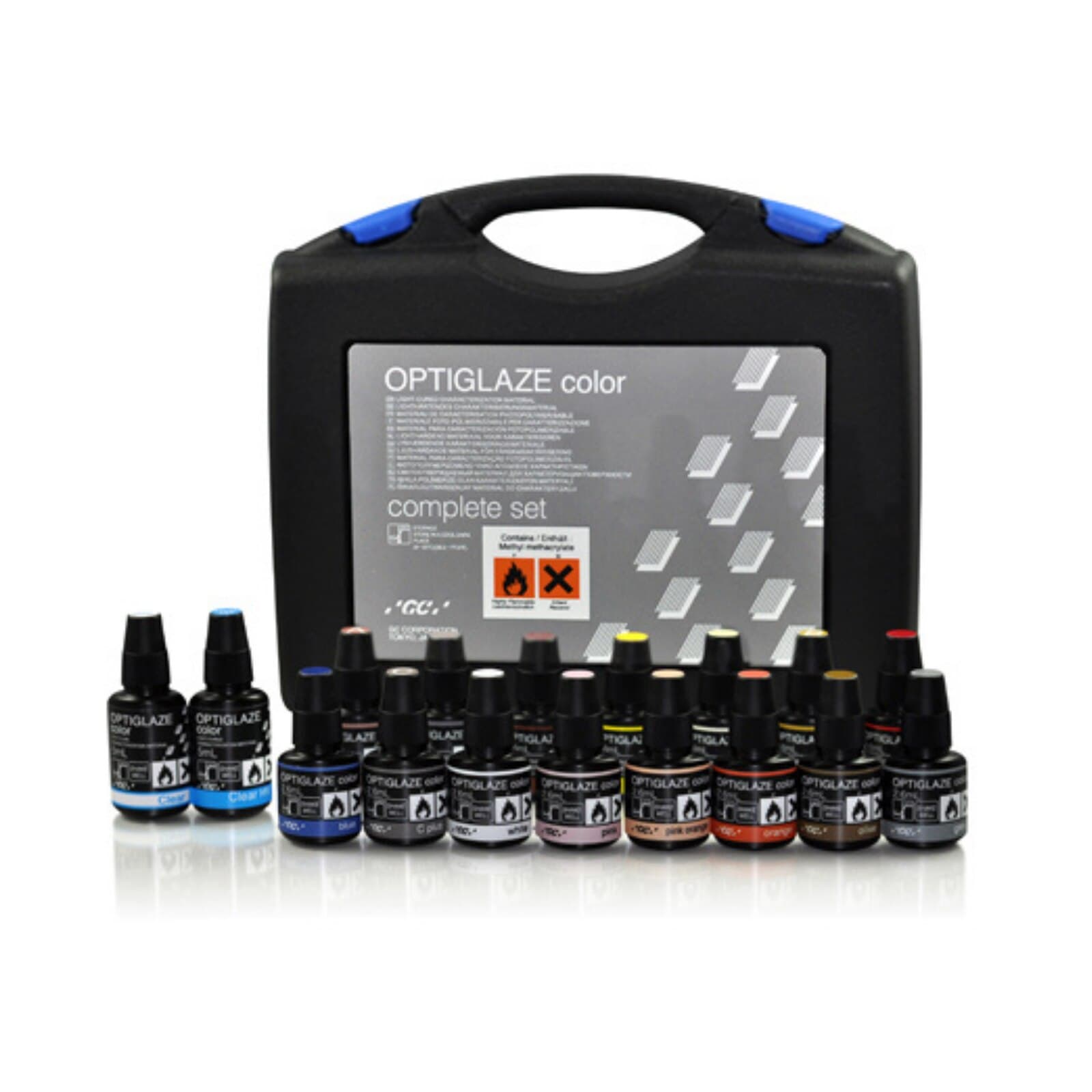 GC America OptiGlaze Color Light-Cured Characterization Coating, Orange, 2.6 mL Bottle, 008415 thumbnail 10