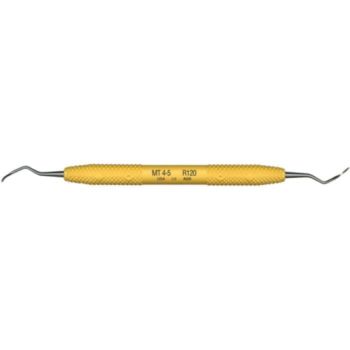 PDT Cruise Montana 4-5 Long Shank Sickle Scaler, Double-Ended, Yellow Handle, R120 thumbnail 7