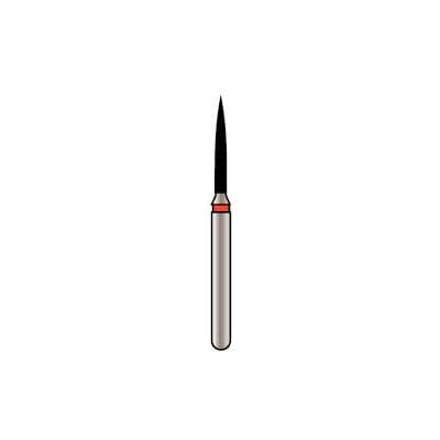 Alpen x1 Single-Use Diamond Bur, FG, Flame #862, Fine Grit, 1.0 mm Diameter, 8.0 mm Length, Red, 25/Pkg, X862F010 thumbnail 8