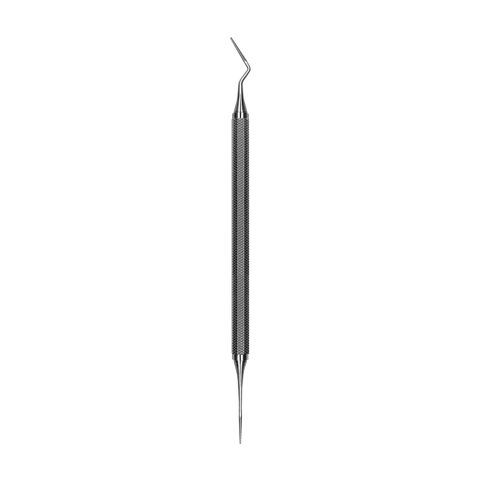 Hu-Friedy 11/12 Buck DE Periodontal Surgical File, #6 Satin Steel Handle, FB11/126 thumbnail 2