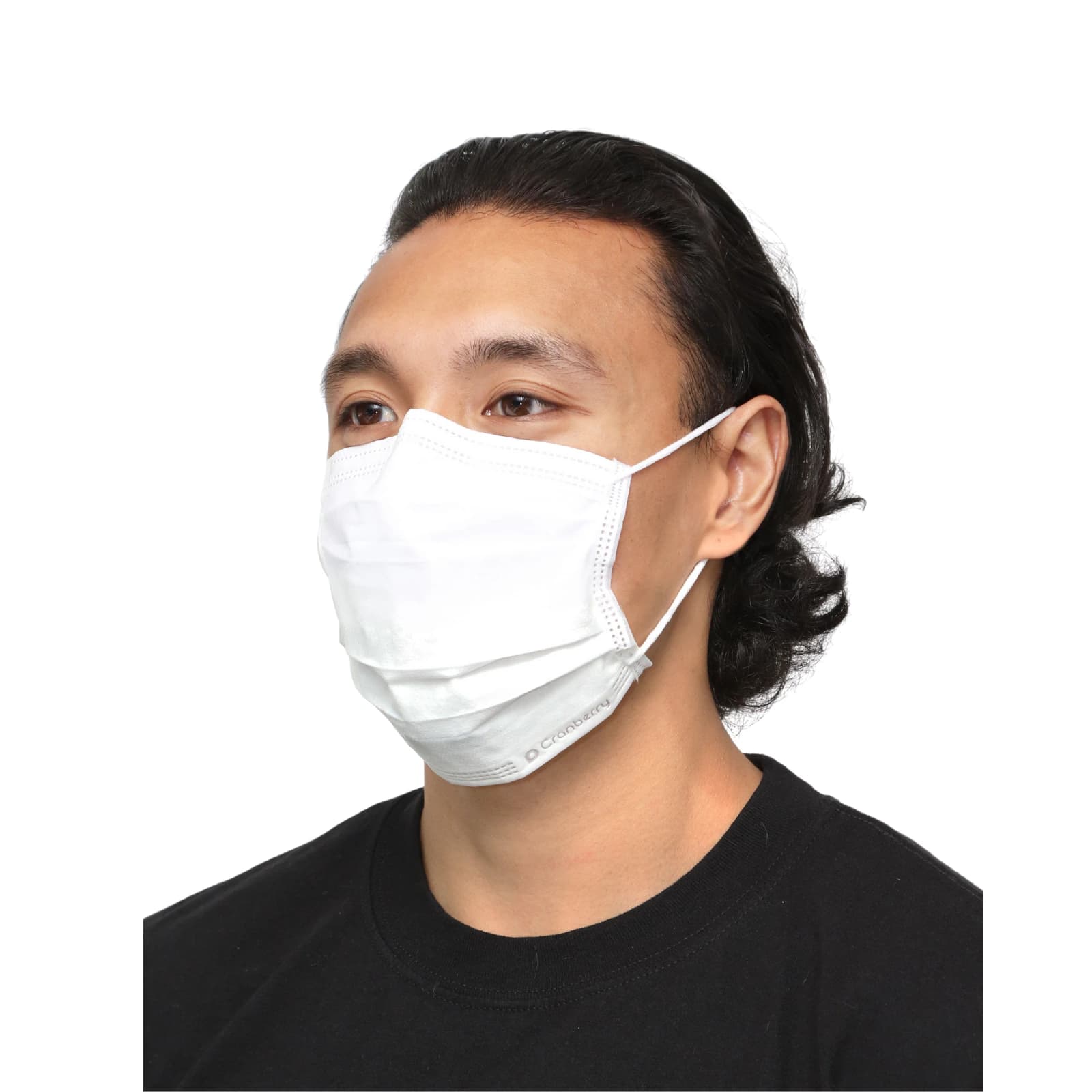 Cranberry S3+ Earloop Face Mask, ASTM Level 3, 3-Ply, White, 50/Box, S3160W thumbnail 16